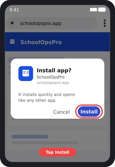 Step 4: Tap Install