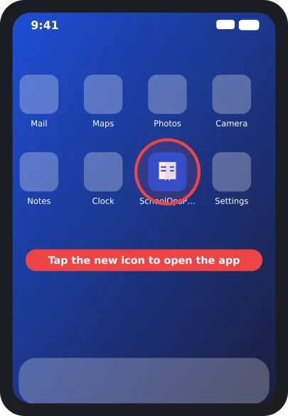 Step 5: Open it from your home screen